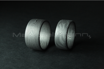 Maik Salzmann Damascus rings auf 350 mL Maik Salzmann Damascus rings auf 350 mL
